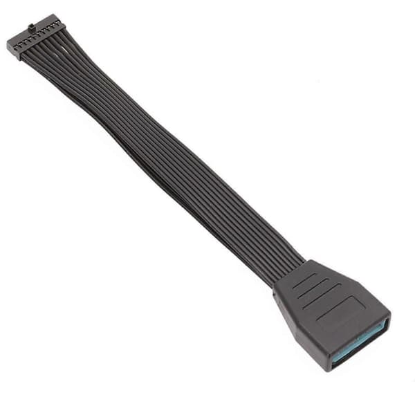 USB3.0 Moderkort Förlängningskabel 19/20 Pin Flexibel Kabel för Snabb Dataöverföring