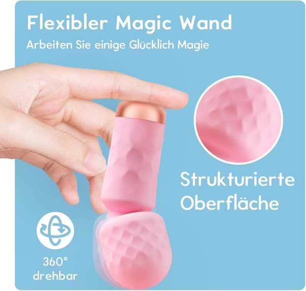 Vibrerande AV-massagestav, kvinnlig onanienhet
