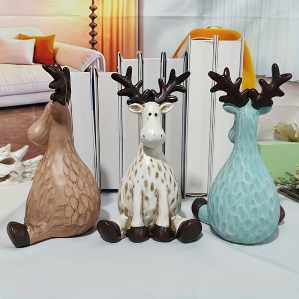 Jul söt älg juldekorationer