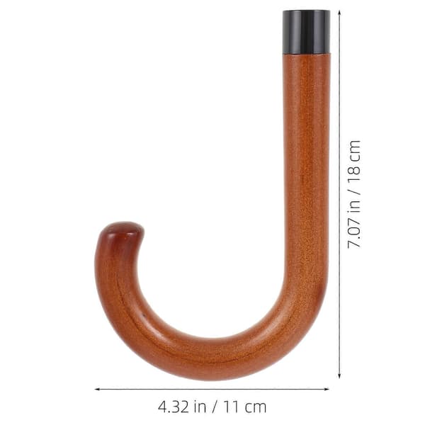 Vikbart paraply Ersättningsgrepp Trämaterial Universal Och Regnanvändning 1Set