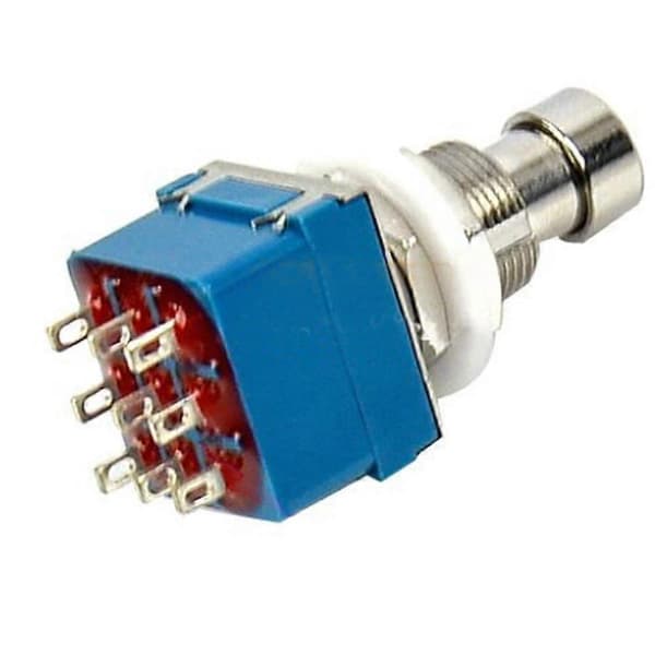 3PDT 9-Pin Box Stomp Gitarr Effekter Pedal Fotpedal 5-Pack