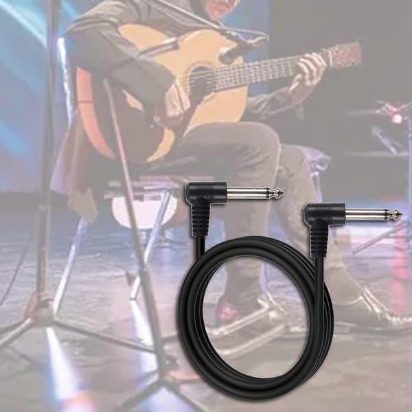 Gitarrinstrumentkabel Professionell Keyboardkabel PVC-textur Elektrisk instrumentkabel för elgitarrkeyboard