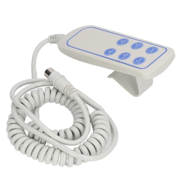 Lyftbäddkontroller Elektrisk PVC IP66 Slitstark Lyftstol Handkontroll för Sjukhus (8-stift)