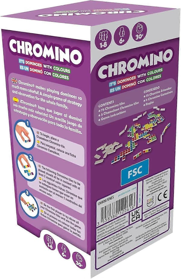 Chromino (liten låda) Brädspel