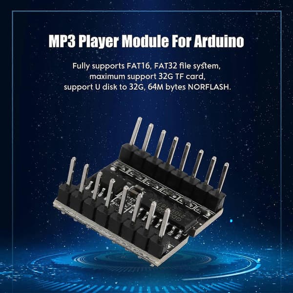 DFPlayer Mini MP3-spelarmodul för