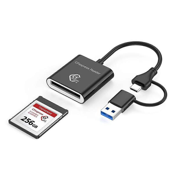 USB 3.2 Kortläsare CFexpress Typ B 10Gbps för SLR
