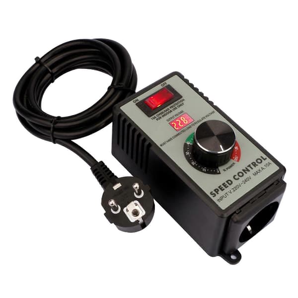 Hastighetsregulator Robust Vinkelslip Hastighetskontroll Motor Hastighetsregulator