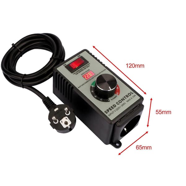Hastighetsregulator Robust Vinkelslip Hastighetskontroll Motor Hastighetsregulator