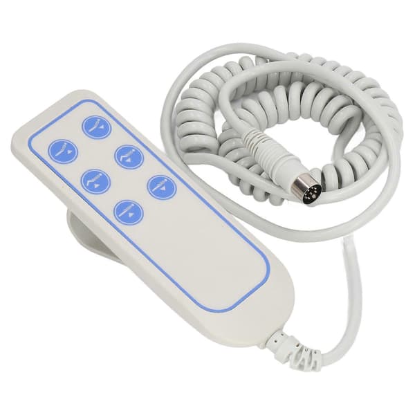 Lyftbäddkontroller Elektrisk PVC IP66 Slitstark Lyftstol Handkontroll för Sjukhus (8-stift)