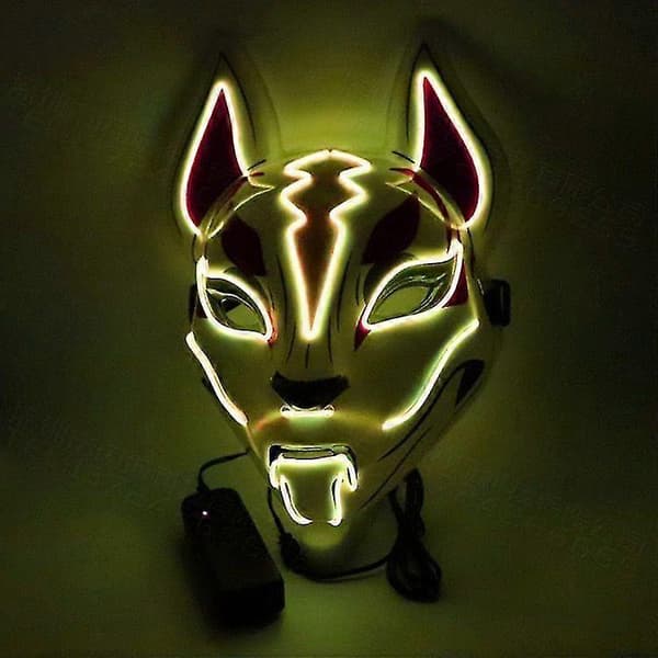 Summer Driftled Halloween Mask med Ljus