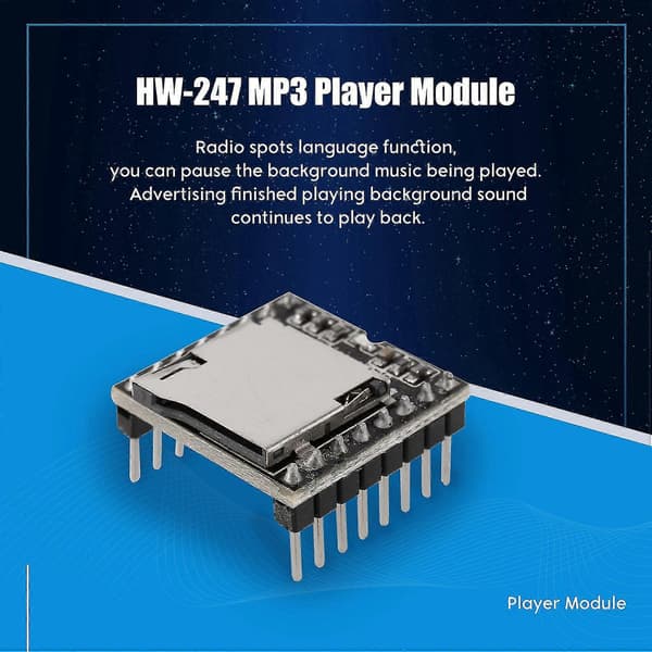 DFPlayer Mini MP3-spelarmodul för