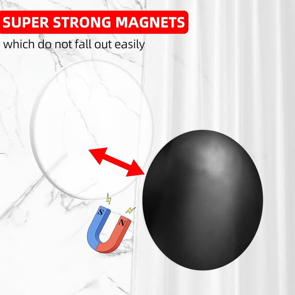 Magnetiska duschdraperityngder, duschdraperityngder, magnetiska draperityngder för duschfönsterdraperier dukar