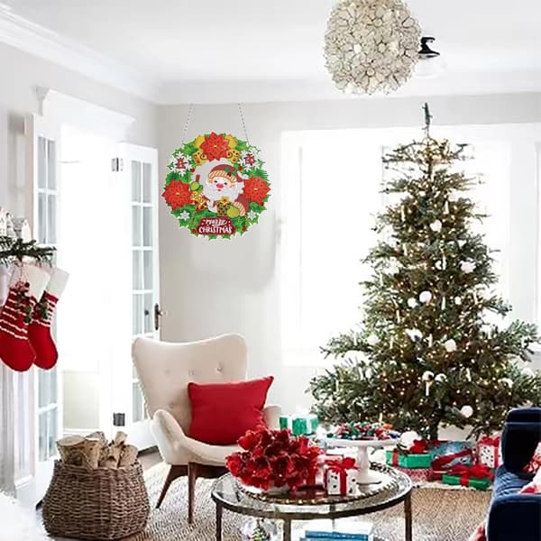 5D Diamantmålning Juldekoration DIY Diamantmålning Bildkit