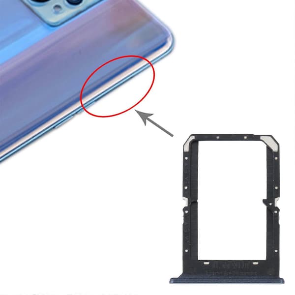 För Realme 9 Pro+ SIM-kortsfack + SIM-kortsfack