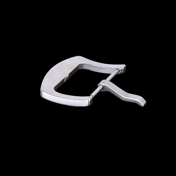 Spänne Lås Klockarmband Metalldelar Fyra Stift Spänne Silver 22mm Enkel Snabbkoppling 1-pack