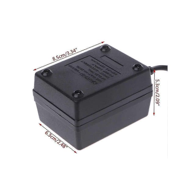 110V till 220V 200W AC Spänningsreducerande Transformator med Europeisk Reseadapter