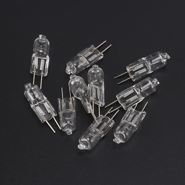 10 X G4 Halogenlampa Belysning 10w Varmvit