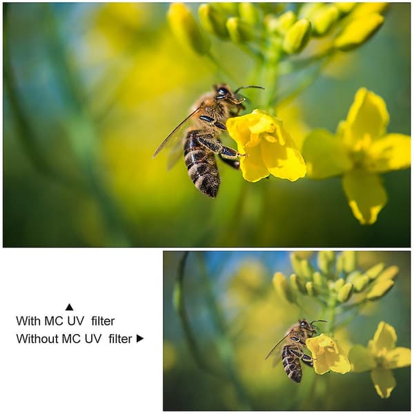62mm Ultra Slim Multi Coated Mc Uv Hd Lens Filter