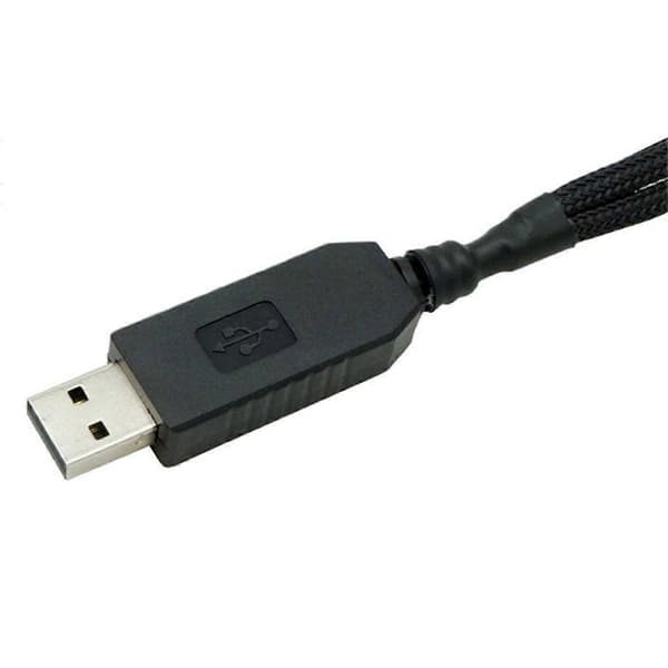 12V USB Fläkt Strömadapterkabel 1 till 3 Step-Up Strömadapterkabel för 4-Pin PC Kylfläktar