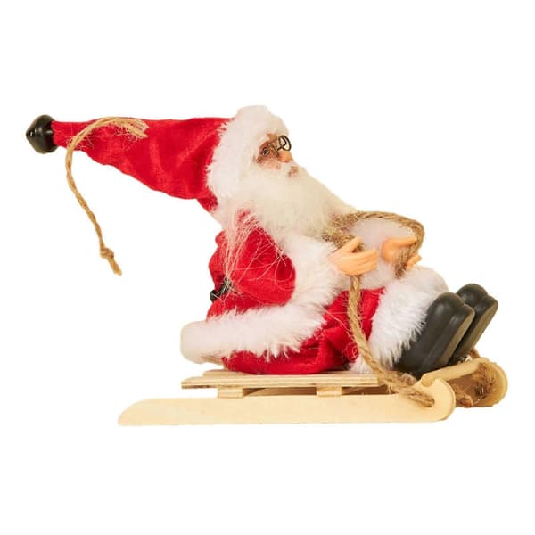 Tomte Skidfiskgur, Tomte Docka, Juldekorationer, Tomte