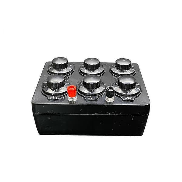 0-99999.9 Ohm Enkel Resistanslåda Precision Variabel Dekadmotstånd Undervisningsinstrument