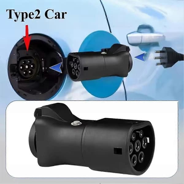 V2L Urladdare För Typ2 Bil Urladdning EV Kabel Adapter Stöd