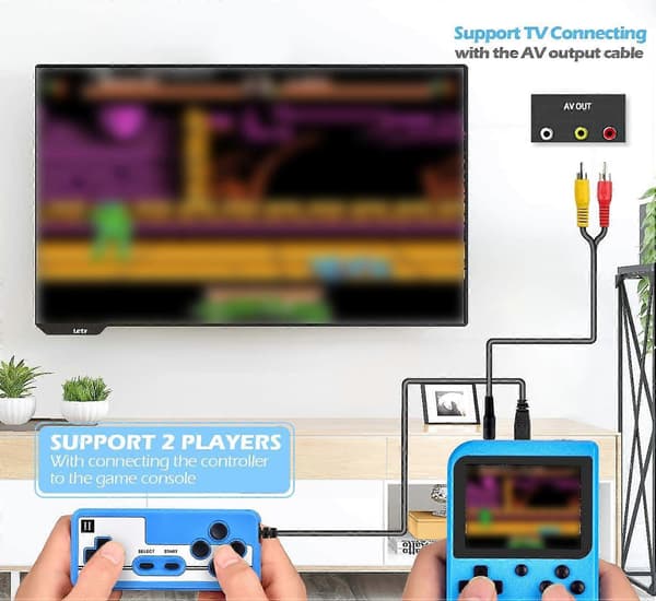 Handhållen Spelkonsol, Bärbar Retro Spelkonsol