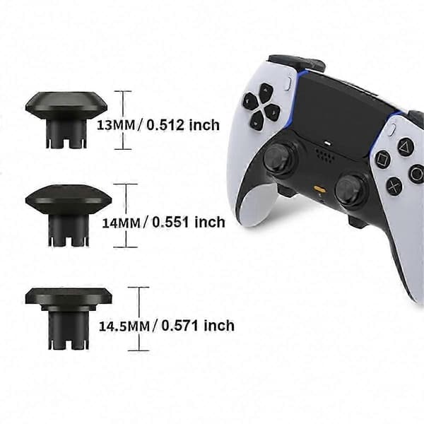 PS5 Edge Metall Joystick Kit med Bakre Paddlar, Triggerknappar, Knappar för Dualsense Kontroller