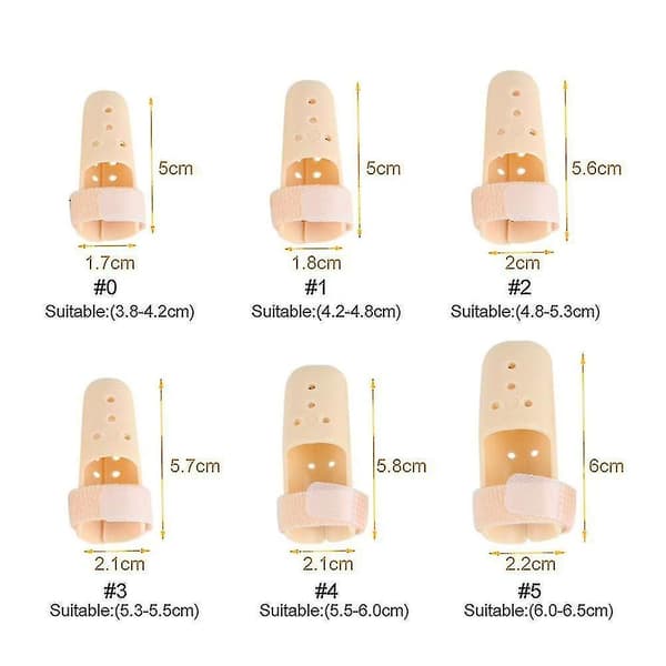 Mallet Finger Splint Ledstöd Stöd Skydd Artrit Smärtlindring Fixer H