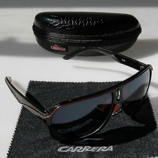 Solglasögon för män Mode Carrera Ruthenium Pilot Gradient Lins Glasögon+Box
