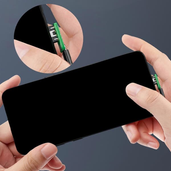 USB till Microed USB Laddningskabel Utrymmesbesparande för Smartphone Stöder 5V2A Ström och 480Mbps Dataöverföring