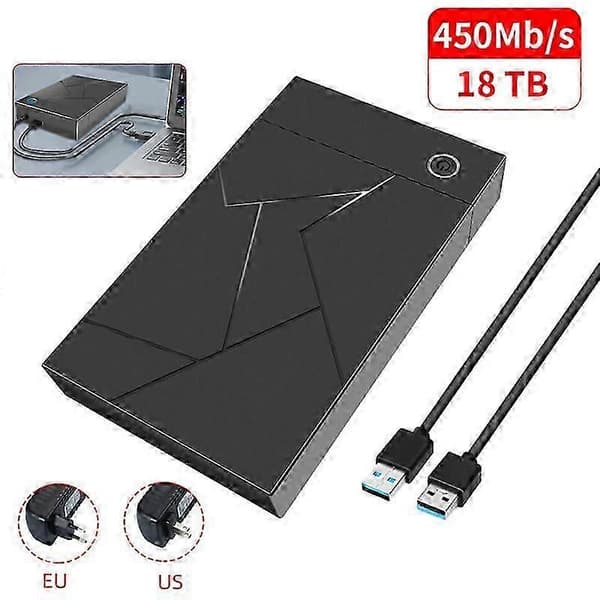 3,5-tums HDD-kabinett USB 3.0 till SATA Hårddiskfodral SSD-kabinett Extern Solid State Hårddisk Edition 0626