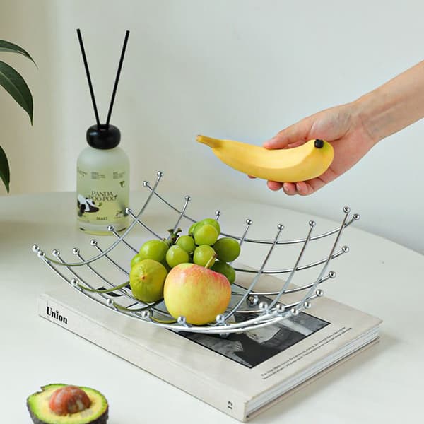 Fruktskål för hushåll, vardagsrum, snackstallrik, fruktfat