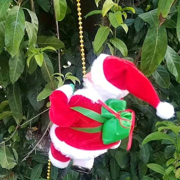 1 st Pärlklättrande Tomte Docka Juldekoration