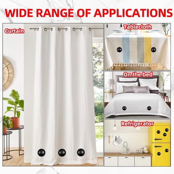 Magnetiska duschdraperityngder, duschdraperityngder, magnetiska draperityngder för duschfönsterdraperier dukar