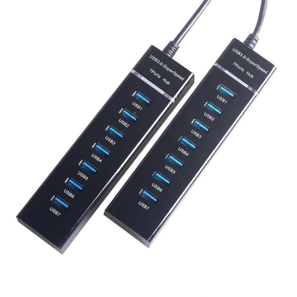 Usb 3.0 Hub Usb Hub 3.0 Multi Usb Splitter Hub 7 Port Multiple Expander Usb Hub
