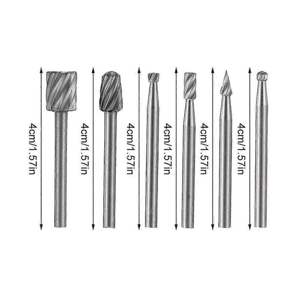 Borrchuckdelar för Dremel Rotationsverktyg HSS Mini Borrbitssats Fräs Router Slipstenar Fräsar för Träskärning