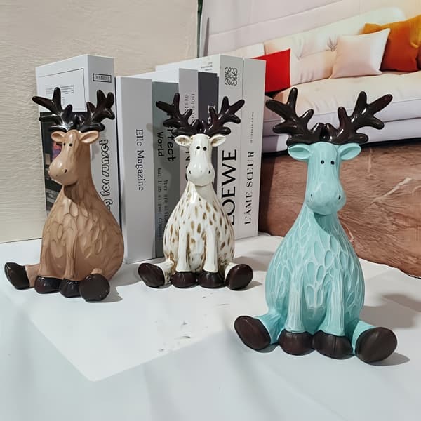 Jul söt älg juldekorationer