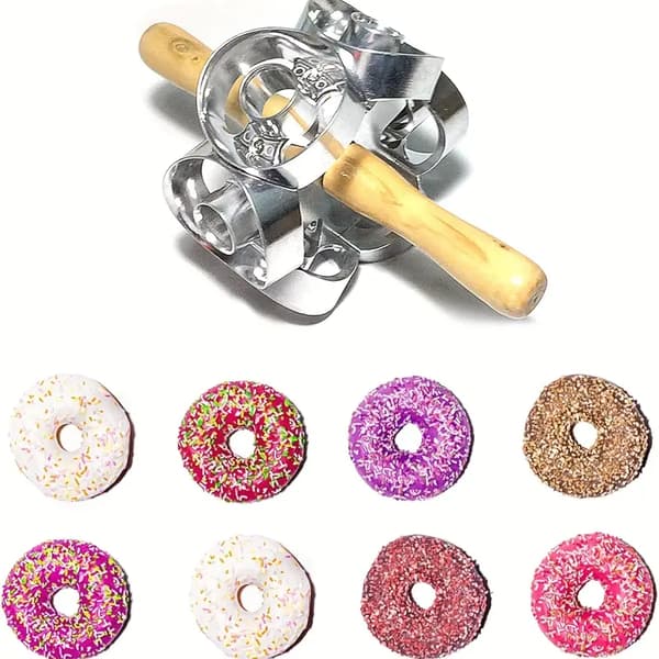 Munkformar, kakformar, olika stilar, kakstämpelpress, bagelmakare, munkformar