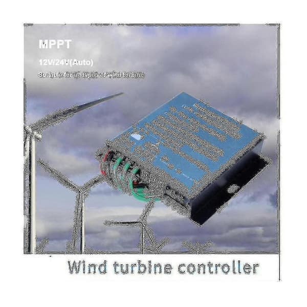 Vindgenerator Kontroller 12/24v 800w Mppt Vindladdningskontroller Vindturbingenerator Kontroller
