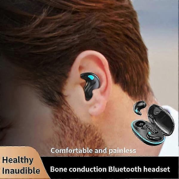 Sleep Dedicated X55 Bluetooth Hörlurar Digital Display Mini Brusreducering