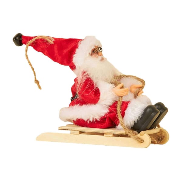Tomte Skidfiskgur, Tomte Docka, Juldekorationer, Tomte