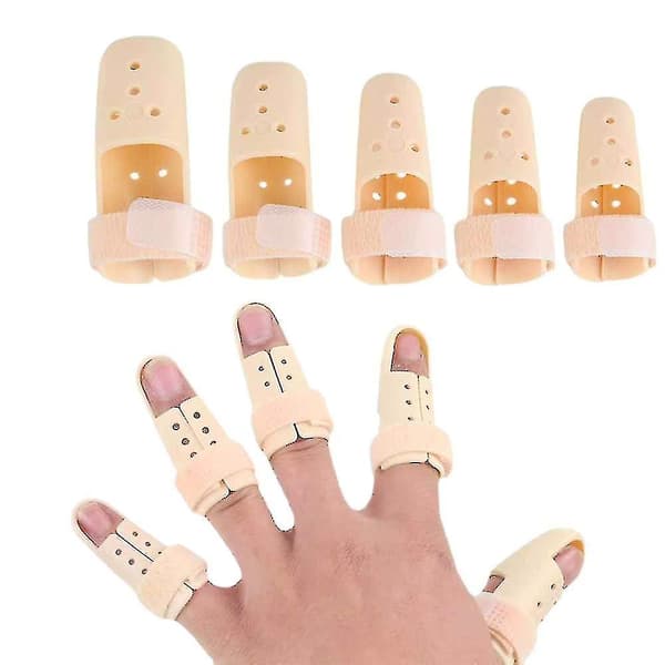 Mallet Finger Splint Ledstöd Stöd Skydd Artrit Smärtlindring Fixer H
