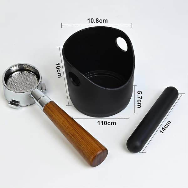 Kompakt Espresso Knock Box för Hemmakontorsbruk 4'x4'