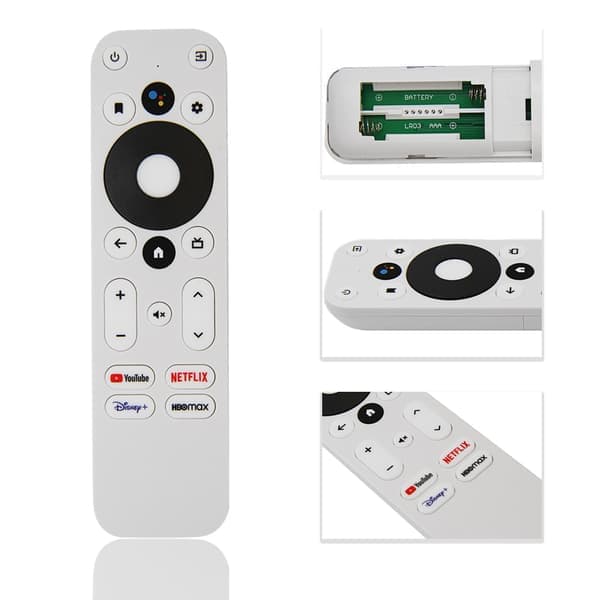 Kompatibel/KM2 Kompatibel KM2 4K Certificeret Stemme Android TV Boks_Super Gave Hvid