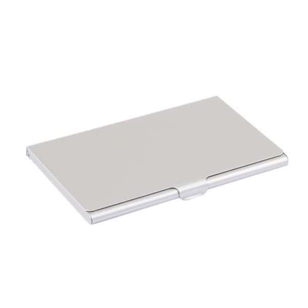Smidig Korthållare i Aluminium - RFID-skydd, Silver silver