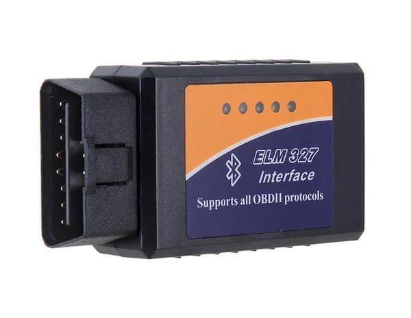 Fejlkodelæser OBD2 ELM327 Bildiagnose med Bluetooth Sort