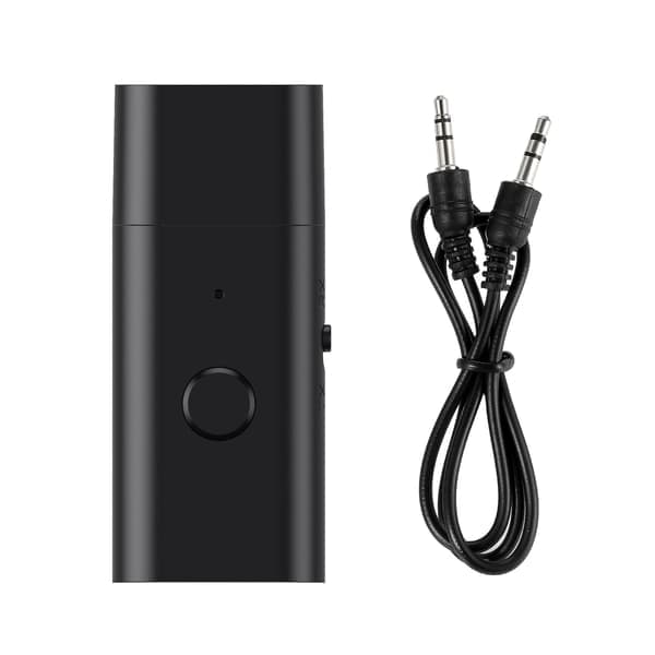 4-i-1 USB trådløs Bluetooth 5.3 AUX-adapter lydmottaker sender USB til 3,5 mm jack for PC TV bil håndfrisett tilbehør