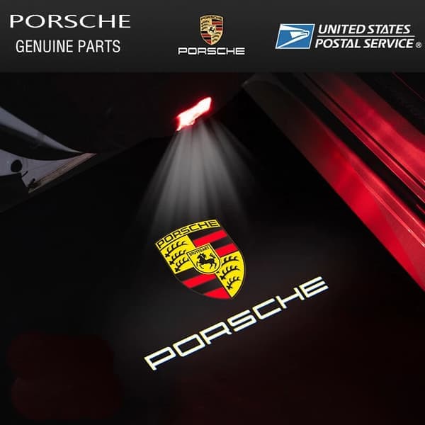 HD LED-logoprojektor til Porsche Cayman, Boxster, Cayenne, Macan 991 718