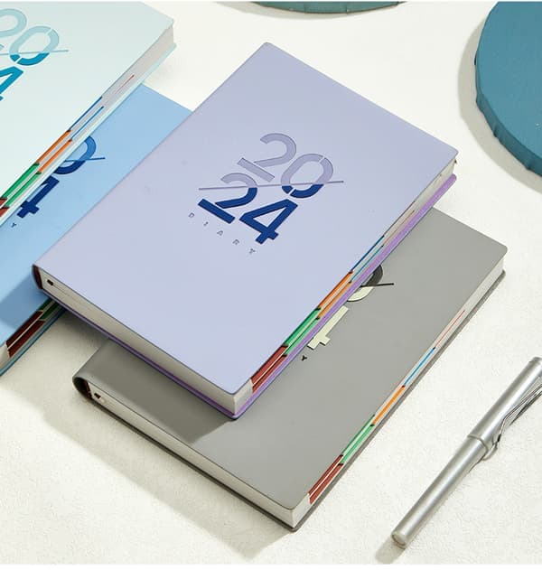 2024 Dagsorden Notesbog Paperback Notesblok Kontor Notesblok Planlægger 2024 Kvinders Kontorartikler Planlægger Notesblok